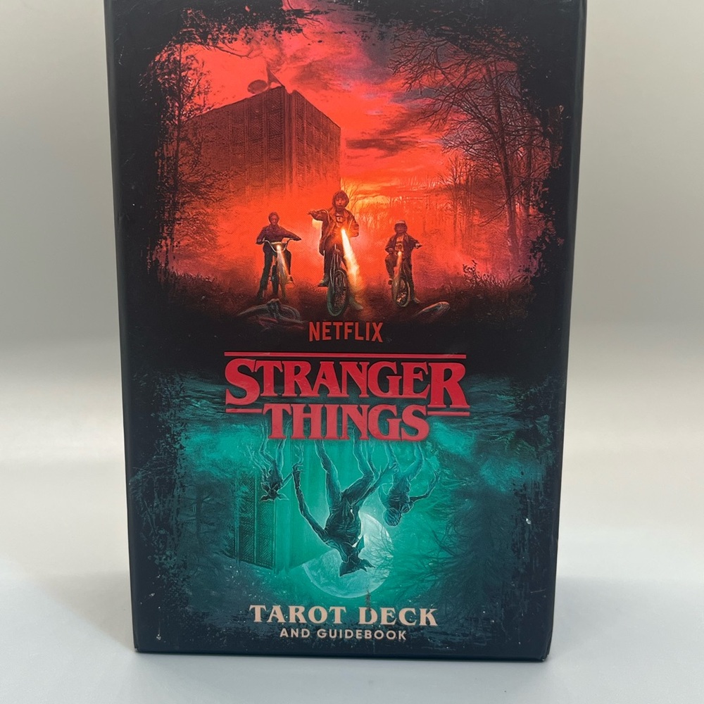 Netflix Stranger Things Tarot Deck - Red and Teal